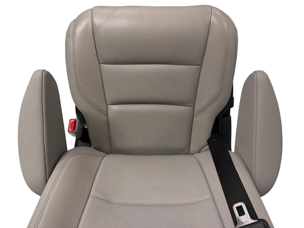 2011–2020 Toyota Sienna 2nd Row Captain's Chair Recliner Seats, Gray Leather OEM
