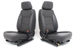 2019 - 2026 Sierra Chevy Silverado Front Seats, LTZ Black Leather Heated Cooled