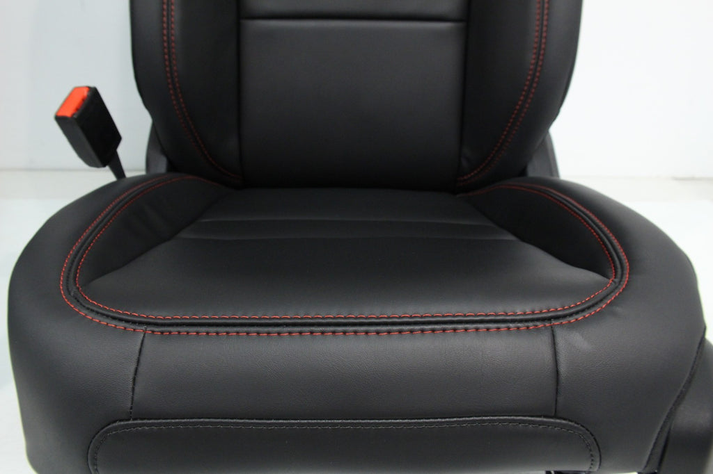 2018-2026 Jeep Wrangler 2dr JL Front & Rear Seats, Rubicon Heated Black Leather