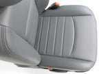 2009-2018 Dodge Ram Front Seats Pair, OEM Work Grade Gray Vinyl Manual LH RH