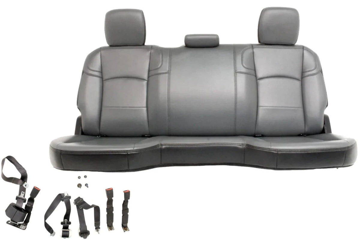 2019 - 2025 Dodge Ram Crew Heavy Duty Rear Seat Undelete Kit w/ Belts & Hardware