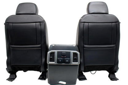 15-22 Ford F150 F250 Platinum Heated Cooled Massage Leather Seat Console Set