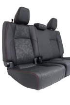 2024 - 2025 Toyota Tacoma TRD Pro Rear Seats, Black Leather Camo