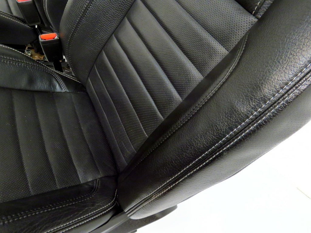2005 - 2014 Ford Mustang Front Seats, GT Black Leather w/ Power Driver OEM
