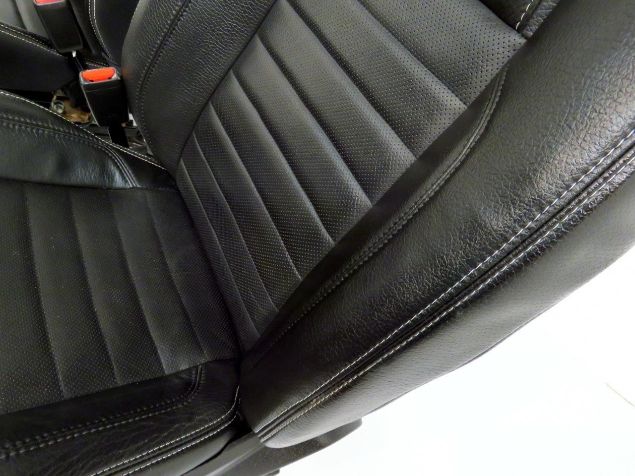 2005 - 2014 Ford Mustang Front Seats, GT Black Leather w/ Power Driver OEM