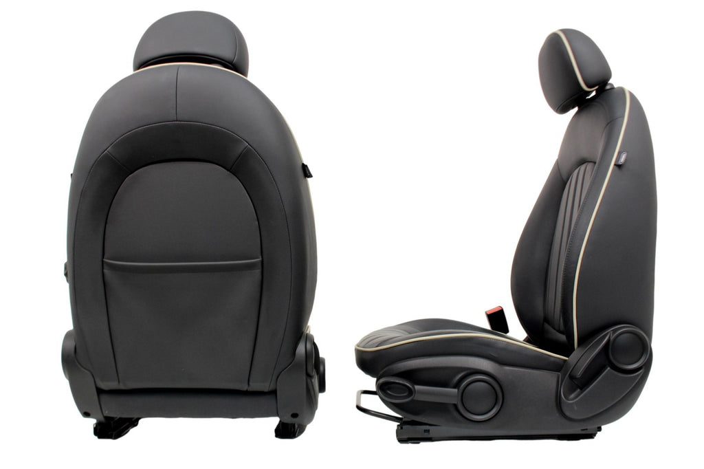 2011-2016 Mini Countryman R60 Seats, Lounge Leather Front Rear Bucket Set Black