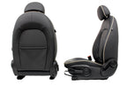 2011-2016 Mini Countryman R60 Seats, Lounge Leather Front Rear Bucket Set Black