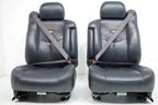 99 - 2006 Silverado Sierra Tahoe Yukon Heated Power Leather Seats Graphite Gray