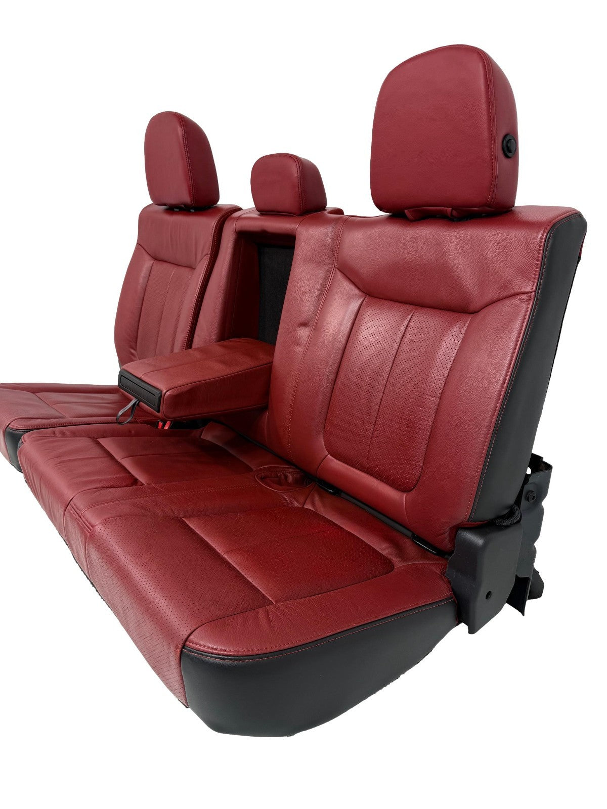 2009-2014 Ford F150 Limited Interior, OEM Red Leather Seats Console Door Panels