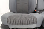 1999 - 2016 Ford Super Duty Front Seats, XL Steel Gray Cloth Bench w/ Jumpseat