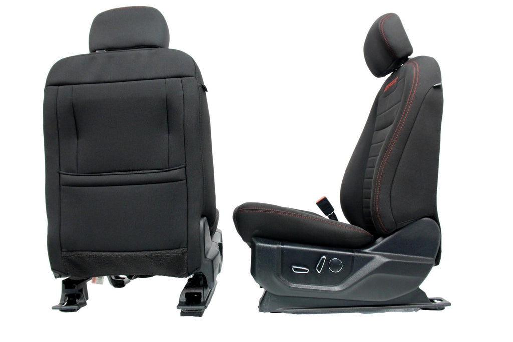 2015 - 2022 Ford F150 & Super Duty Front Seats, XLT Sport Black Cloth Power Heat