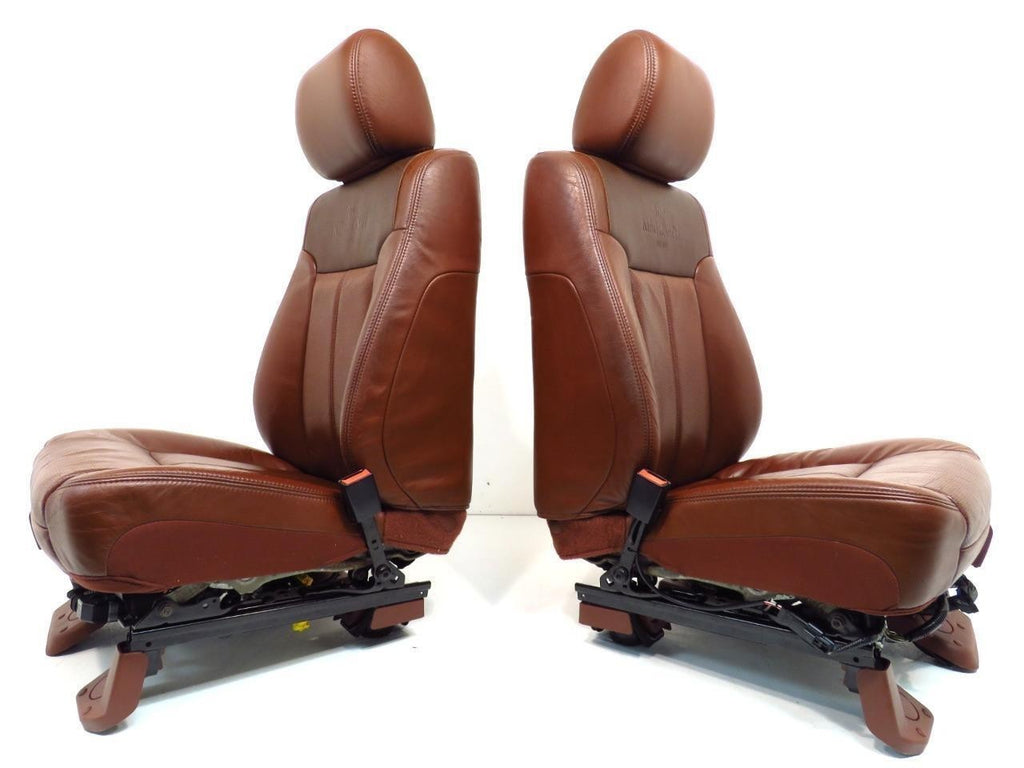 1999 - 2016 Ford Super Duty Front Seats, King Ranch Leather Power Heat Cool Crew