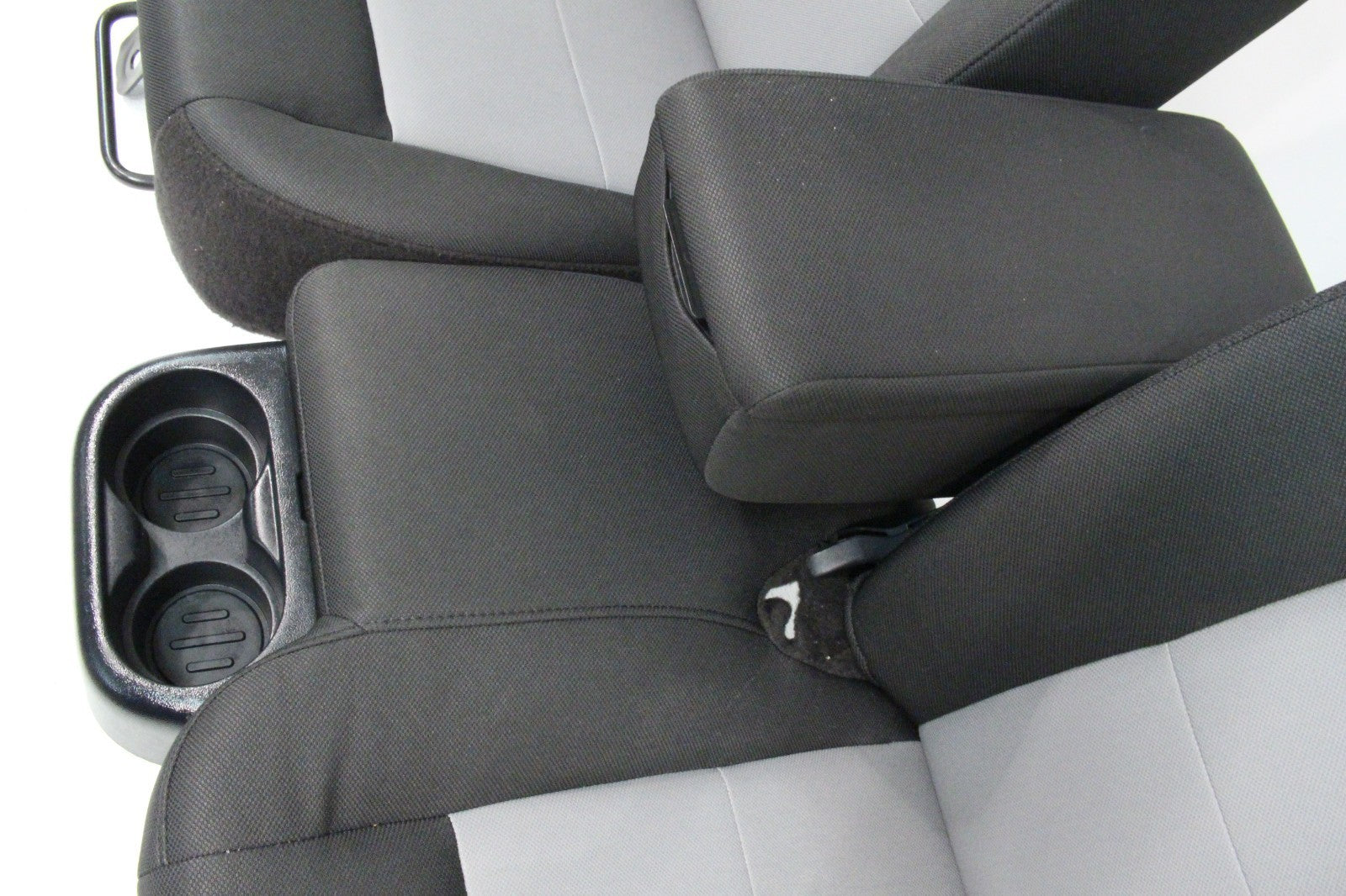1998 - 2011 Ford Ranger Seats, 60-40 Split Bench, Black Gray Cloth, Extended Cab