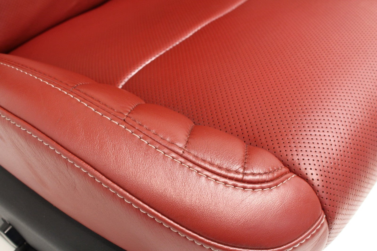 11-23 Dodge Charger SRT Seats, Demonic Red Laguna Leather OEM w/ Power Heat Cool