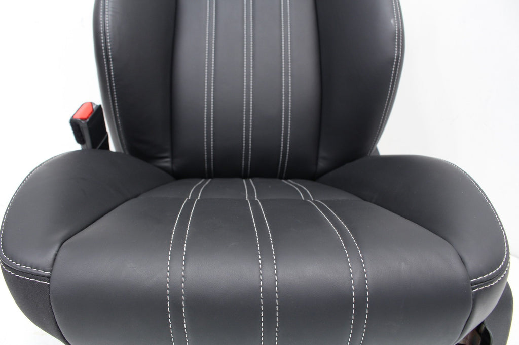 2011 - 2023 Chrysler 300 S Black Leather Front Seats, White Stitching, Heated