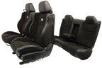 2008 - 2023 Dodge Challenger Seats Set,  Black Leather Suede w/ T/A Embroidery