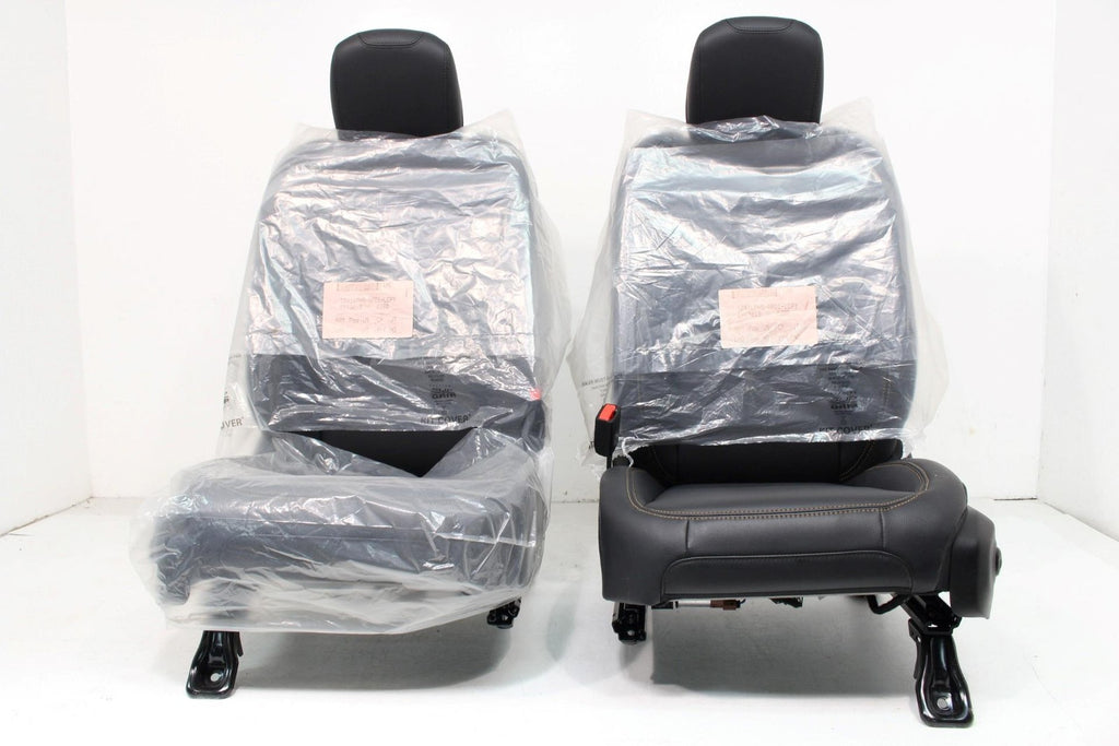 18-25 Jeep Wrangler JL Gladiator JT Heated Power Leather Seats Black NEW OEM