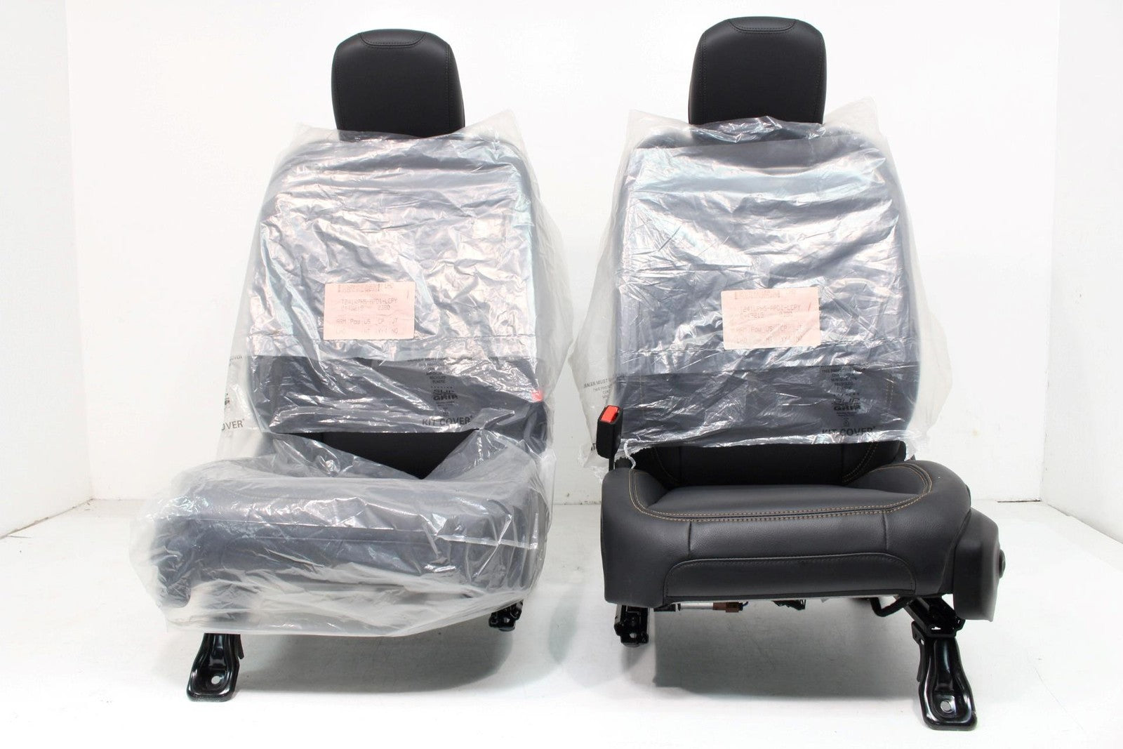 18-25 Jeep Wrangler JL Gladiator JT Heated Power Leather Seats Black NEW OEM