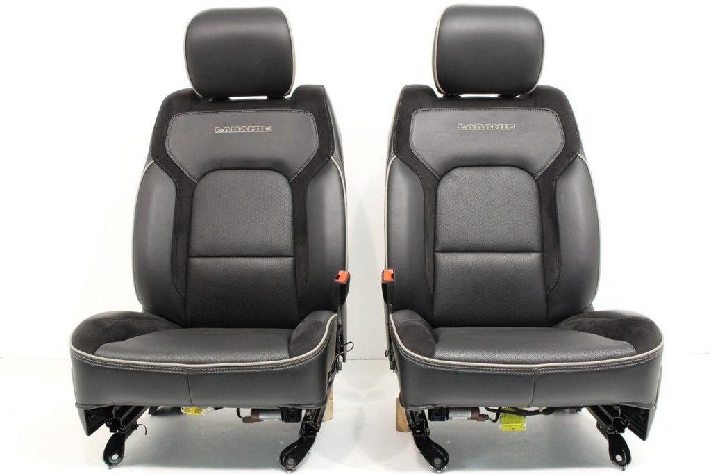 19-24 Dodge Ram 1500 Laramie Heated Cooled Leather Seats Front & Rear Crew Cab