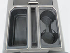 15-22 Ford Truck Center Console & Install Kit w/o Shifter - Black Vinyl XLT