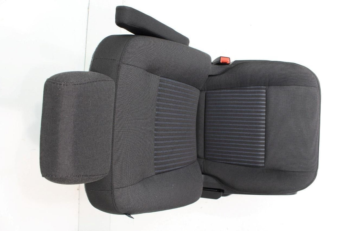 2015 - 2026 Ford Transit Seats, Black Charcoal Cloth Manual w/ Dual Armrests