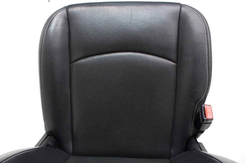 2009 - 2018 Ram Front Seats, Laramie Black Leather w/ Heating & Ventilation OEM