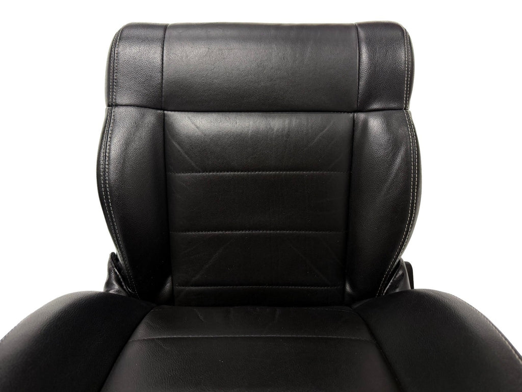 2007-2018 Jeep JK JKU 4-Door Wrangler Unlimited Seats Set, Black Leather Heat