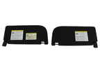 2021 - 2025 Ford F150 OEM Sun Visor Set w/ Mirrors, OEM Black Cloth XL