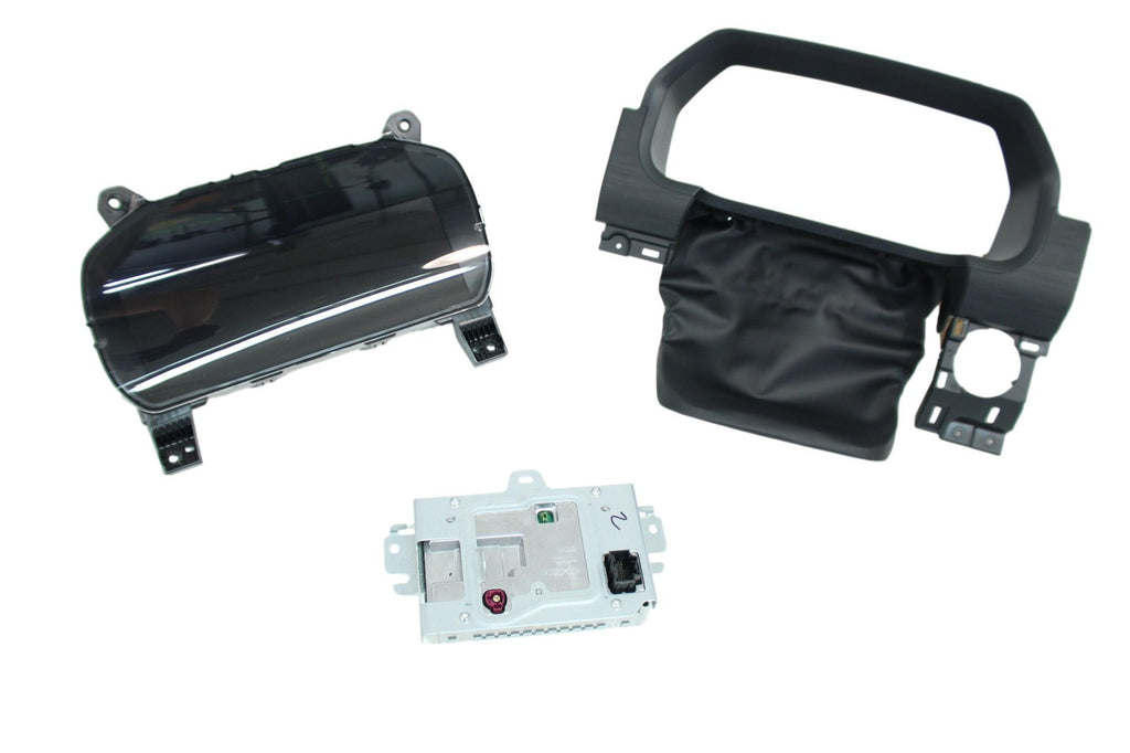 Ford F-150 Speedometer Digital Cluster With Module & Bezel Set OEM XLT 3.4 mile