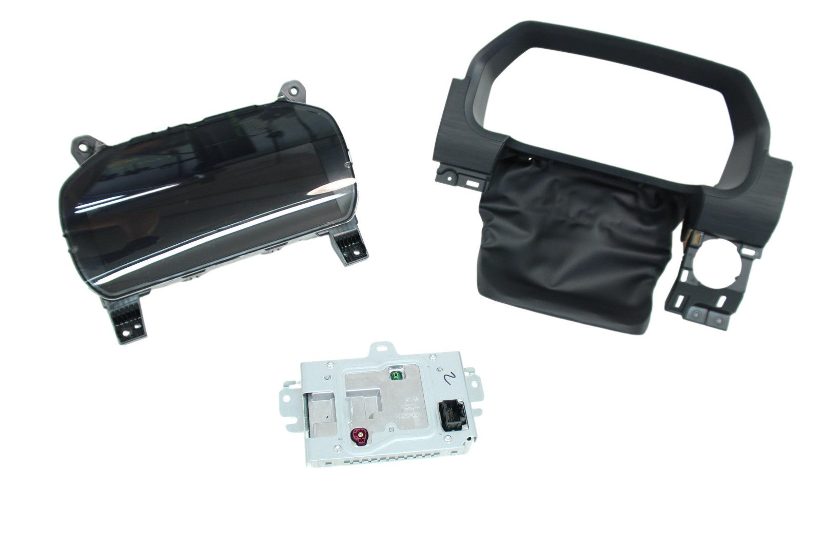 Ford F-150 Speedometer Digital Cluster With Module & Bezel Set OEM XLT 3.4 mile