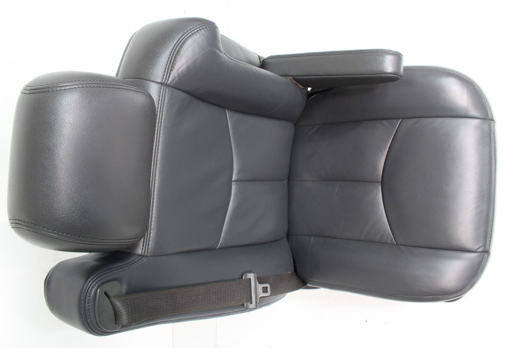 1999 - 2007 Chevy Silverado Seats, OEM Powered Heated Dark Pewter Leather
