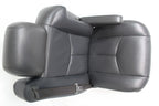 1999 - 2007 Chevy Silverado Seats, OEM Powered Heated Dark Pewter Leather