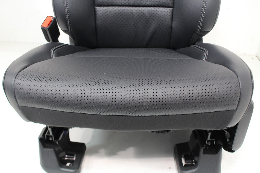 2021 - 2026 Ford F150 Super Duty Crew Cab Seats, Lariat Black Leather Heat Cool