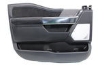 2023-2026 Ford Super Duty Platinum Front Door Panels Set | Black Onyx & Blue OEM