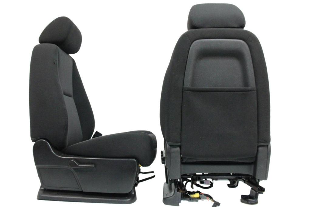 2007 - 2014 GM Silverado Tahoe Suburban Front Seats, LT Powered Black Cloth OEM