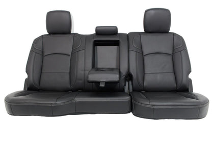 2009-2024 Dodge Ram Rebel Black Leather Heated & Cooled Front and Rear Seats