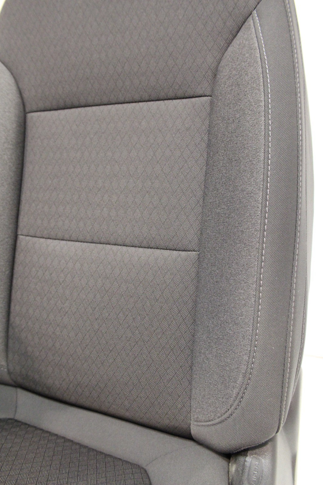 2019 - 2026 Chevy Silverado Split Bench Seat, LT Black Cloth w/ Power Driver