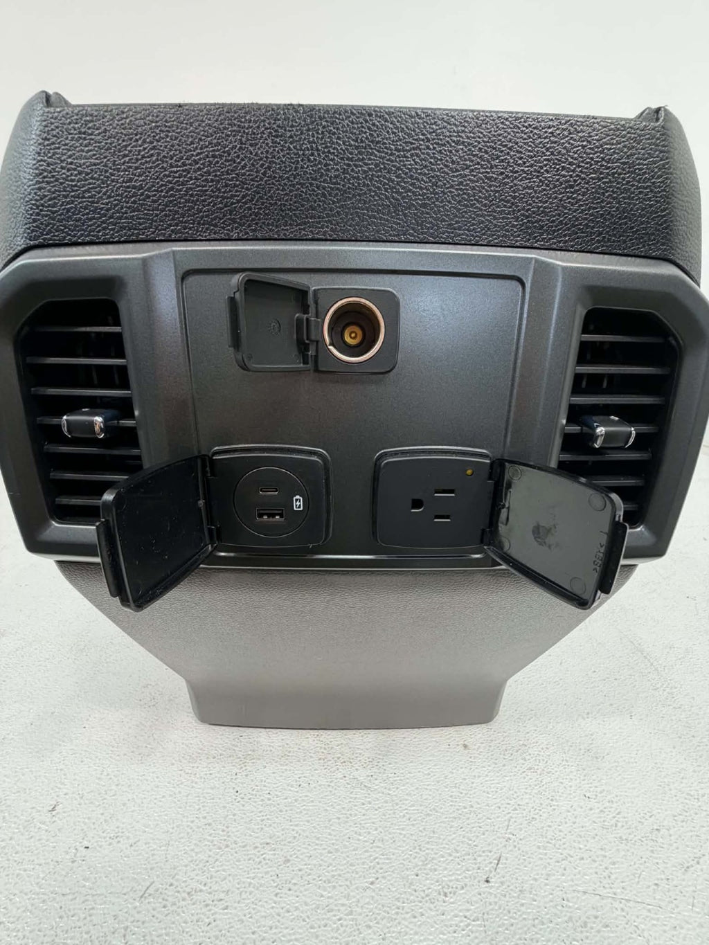 15-22 F150 Super Duty Center Console & Install Kit w/o Shifter Gray Leather XLT