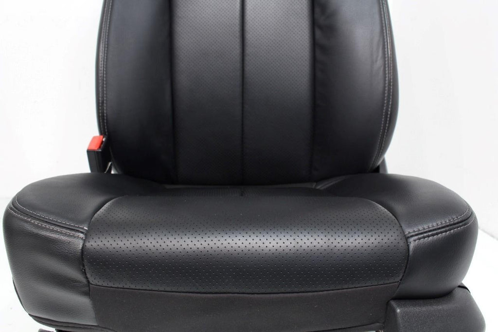 1999 - 2016 Ford Super Duty Front Seats, Lariat Black Leather, Power Heat Cool