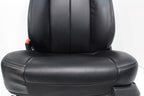 1999 - 2016 Ford Super Duty Front Seats, Lariat Black Leather, Power Heat Cool