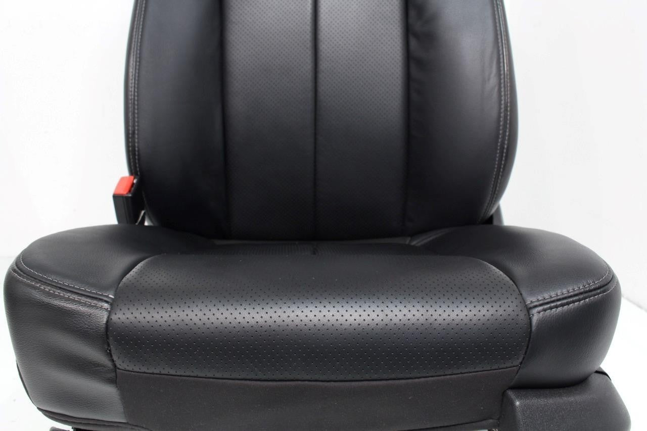 1999 - 2016 Ford Super Duty Front Seats, Lariat Black Leather, Power Heat Cool