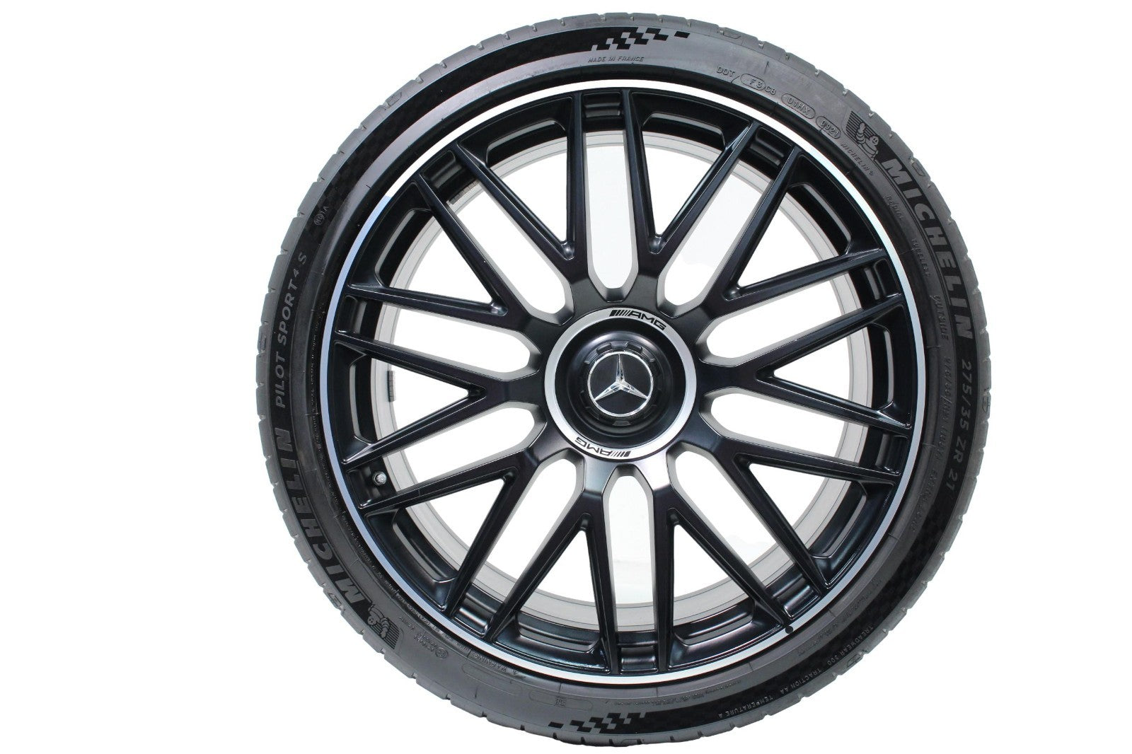 22 - 25 Mercedes SL63 AMG 21" Forged 10-Spoke Wheels Tires Michelin PS4S OEM Set