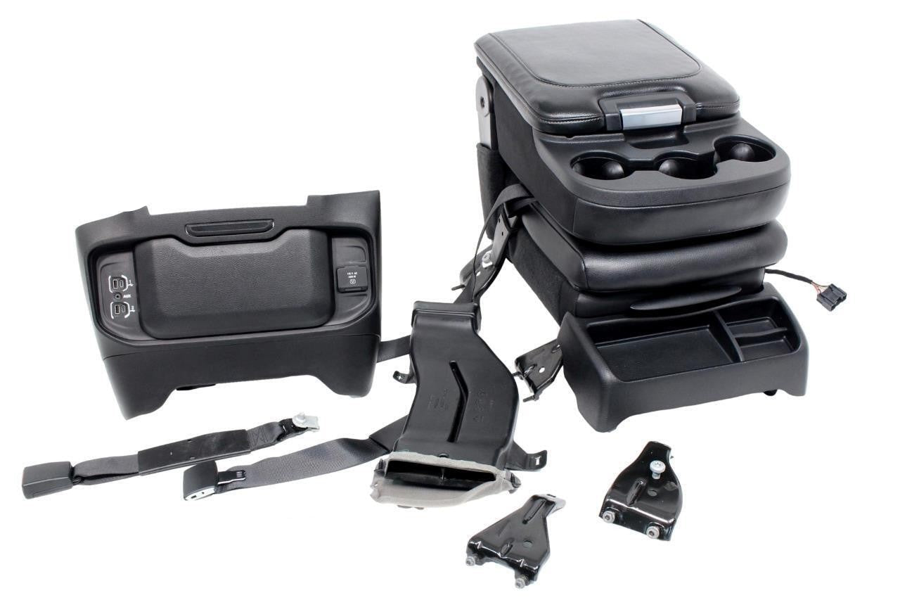 2019 - 2026 Ram Heavy Duty 2500+ Center Jump Seat Kit, Black Laramie Leather OEM