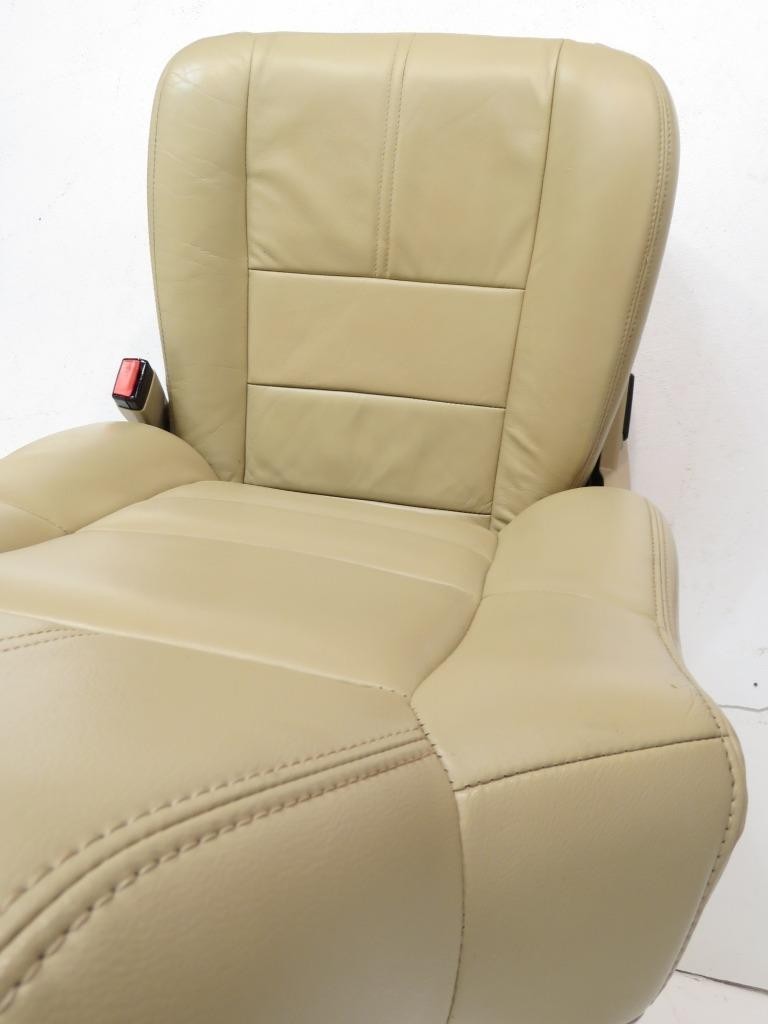 2008 - 2010 Ford Super Duty Crew Cab Seats Set Lariat Tan Leather Heated Powered