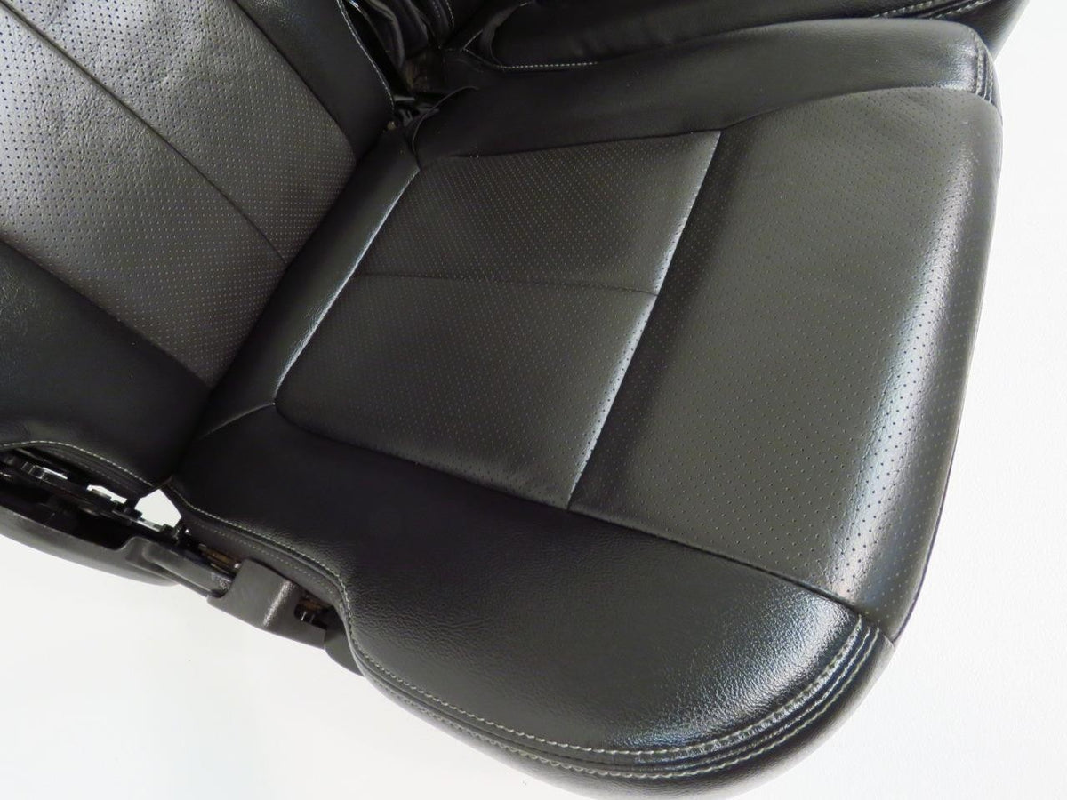 1999-2016 Ford Super Duty Rear Seats , Crew Cab Lariat Black Leather 60/40 Bench