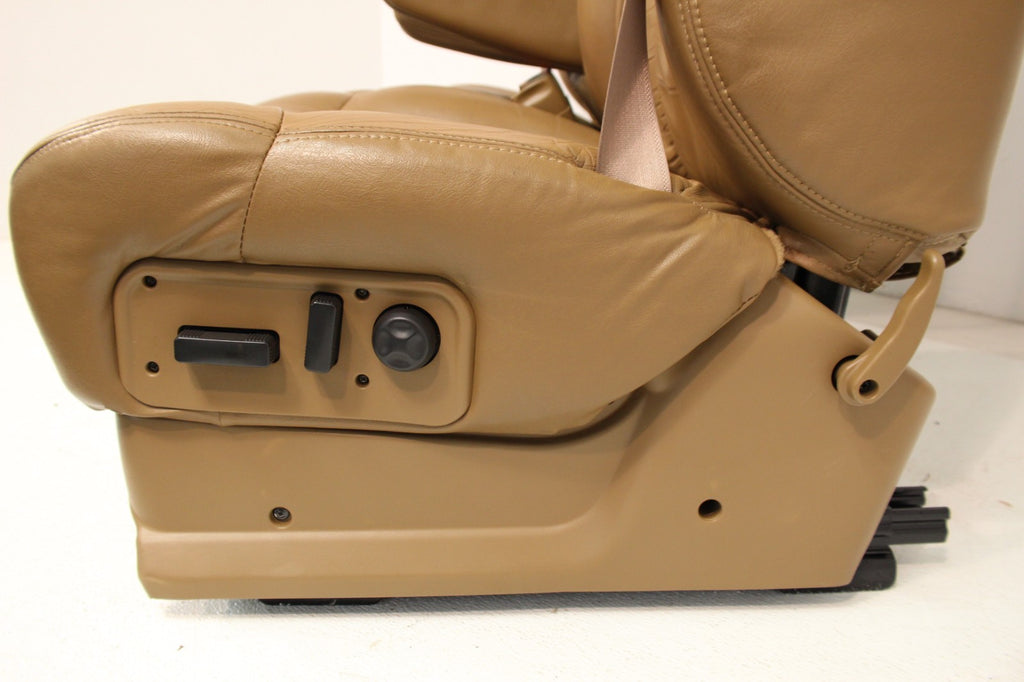 1999 - 2002 Chevy Silverado Sierra Bucket Seats, Oak Tan Leather Power Heat