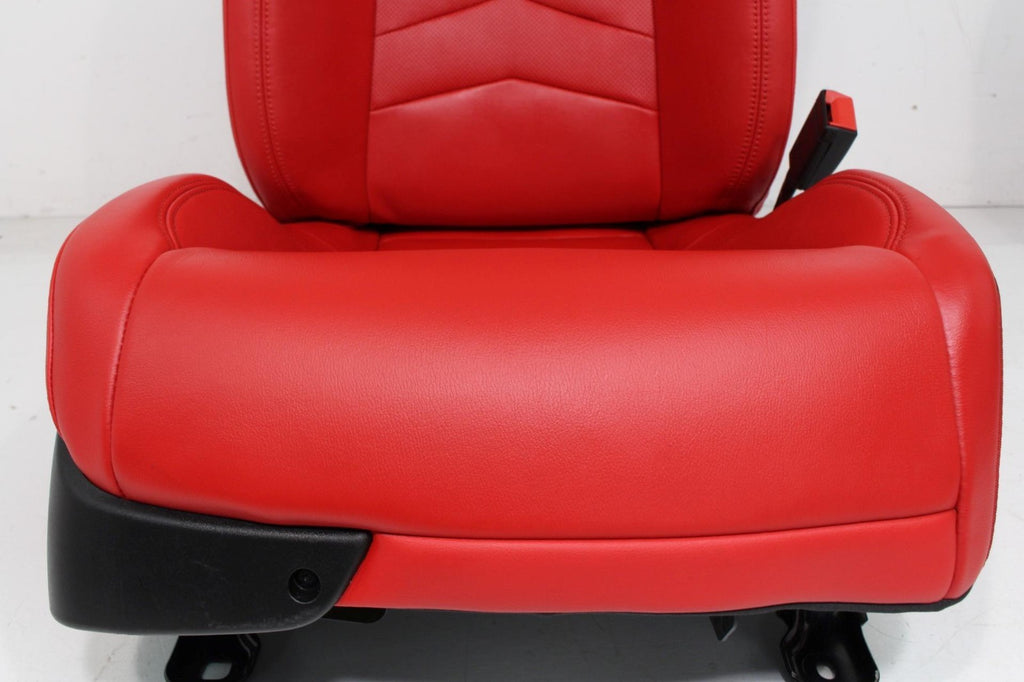 2020 - 2025 Chevy Corvette C8 Seats GT1 Adrenaline Red Leather 8-Way Power