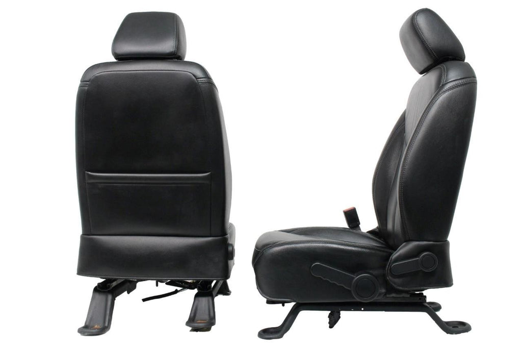 07-18 Jeep Wrangler Unlimited JKU Front & Rear Seats, 4 Door Black Leather OEM