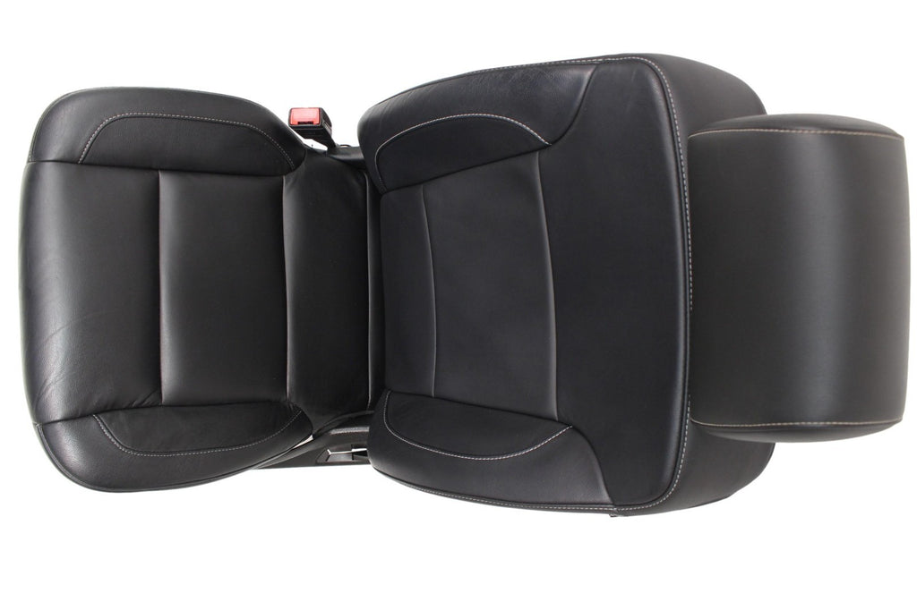 2014 - 2019 GM Sierra Silverado LTZ Front Seats, Black Leather, Powered Heated