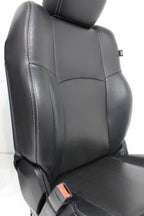 2009 - 2018 Ram Front Seats, Laramie Black Leather w/ Heating & Ventilation OEM